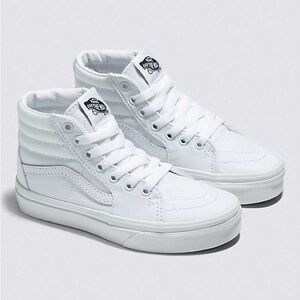 Vans Youth Sk8-Hi Shoe White High Top Sneakers
